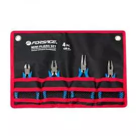 Набор шарнирно-губцевого инструмента forsage мини, 4 предмета, 5"-125 мм, на полотне f-5045a