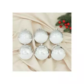 Набор шаров Зимнее волшебство Заснеженный лес 6536717