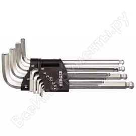 Набор шестигранных ключей Berger BG BG-10SНW