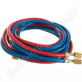 Набор шлангов для заправки фреона 2 KraftWell KRW-HRB