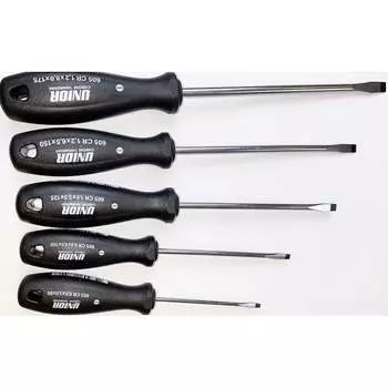 Набор шлицевых отверток Unior