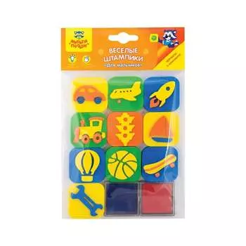 Набор штампиков для творчества для мальчиков Мульти-Пульти ES_16361