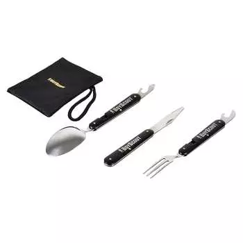 Набор складных столовых приборов boyscout турист 61186