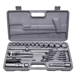 Набор слесарно-монтажного инструмента низ "автомобилист" в пластиковом кейсе, 26 предметов 27625-h26