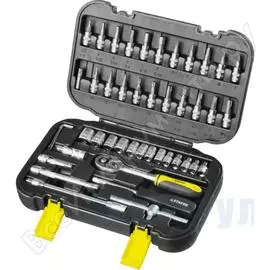 Набор слесарно-монтажного инструмента stayer master 46 предметов 27760-h46