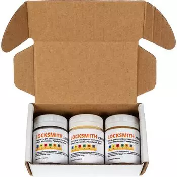Набор смазочных материалов для слесарного инструмента А-Сервис Locksmith Paste, Liquid, Cream Locksmith-3