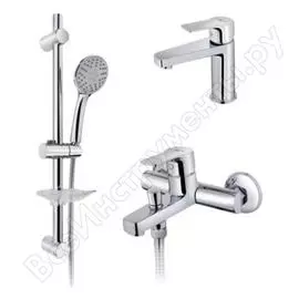 Набор смесителей для умывальника и ванны TEKA