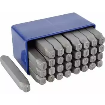 Набор стальных буквенных клейм Beril 552006 12238