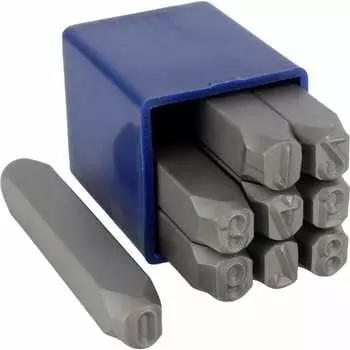 Набор стальных цифровых клейм Beril 551010 12348