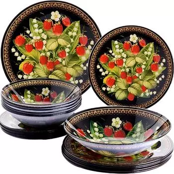 Набор стеклянной посуды LORAINE