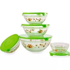 Набор стеклянных салатников IRIT