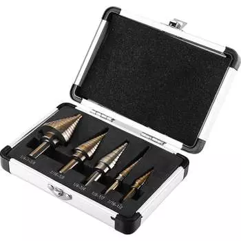 Набор ступенчатых сверл DEKO