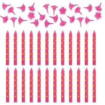 Набор свечей для торта Золотая сказка