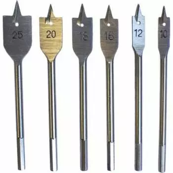 Набор сверел перьевых по дереву Rockforce