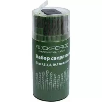 Набор сверел по металлу Rockforce