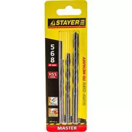 Набор сверел по металлу STAYER