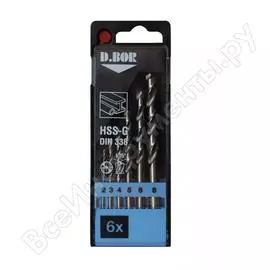 Набор сверл по металлу D.BOR