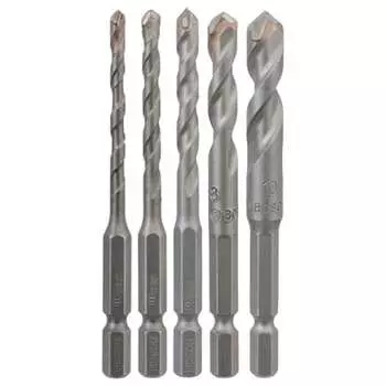 Набор сверл hex-9 ceramic (4-10 мм) 5 шт. bosch 2608589528