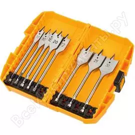 Набор сверл перьев 12-32 мм, 8 шт. dewalt dt4842