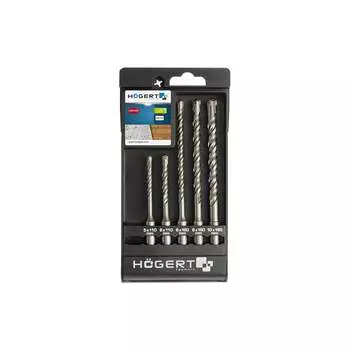 Набор сверл по бетону HOEGERT TECHNIK HT6D370