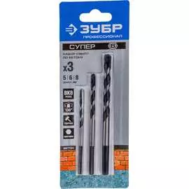 Набор сверл по бетону ЗУБР