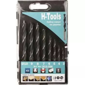 Набор сверл по дереву H-Tools