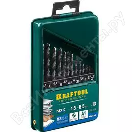 Набор сверл по металлу KRAFTOOL 29651-H13