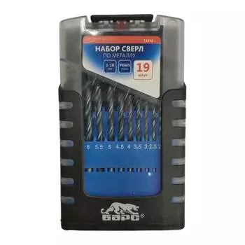 Набор сверл по металлу БАРС 72372