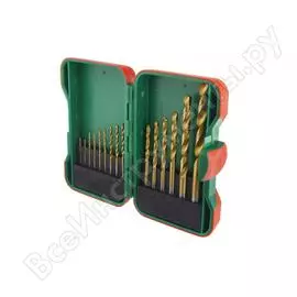 Набор сверл по металлу flex 202-918 dr №18 (15 шт; 1.0-10 мм) hammer 62933
