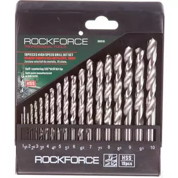 Набор сверл по металлу Rockforce