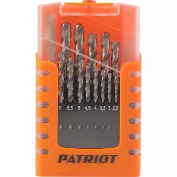 Набор сверл по металлу Patriot 815010545