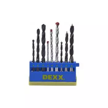 Набор сверл по металлу, по дереву, по кирпичу DEXX 2970-H9_z01