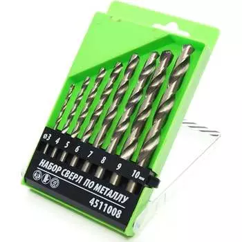 Набор сверл по металлу Pobedit 4511008