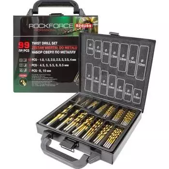 Набор сверл по металлу Rockforce RF-924U99(49386)