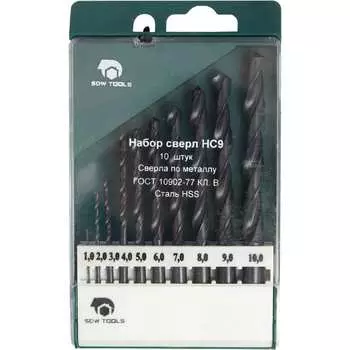 Набор сверл по металлу SDW TOOLS