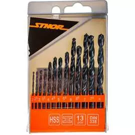 Набор сверл по металлу STHOR 22180