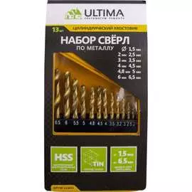 Набор сверл по металлу ULTIMA 113013