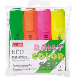 Набор текстовыделителей Hatber NEONEON 062058