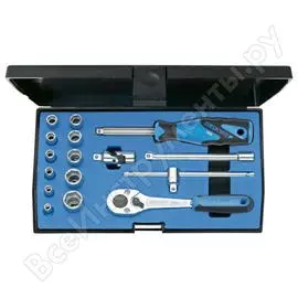 Набор торцевых головок 1/4 дюйма 4-13 мм gedore 6162220