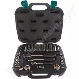 Набор торцевых головок 33шт sata 1/4", 3/8", 1/2" 09094