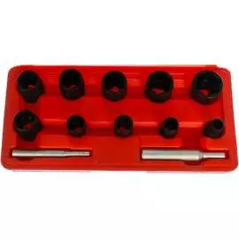 Набор торцевых головок для поврежденных гаек и болтов МАСТАК 109-30012C
