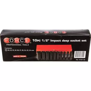 Набор торцевых головок FORCE 4107-10
