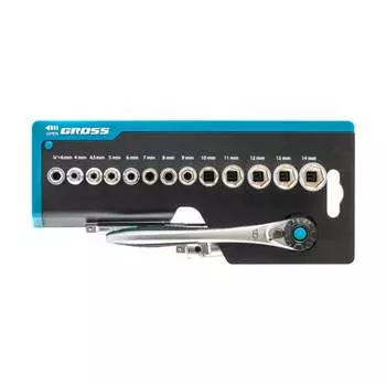 Набор торцевых головок GROSS 14142