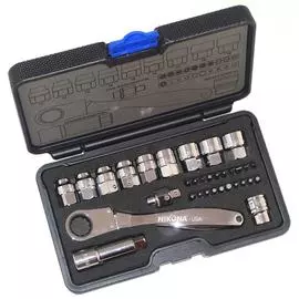 Набор торцевых головок и бит для сквозного захвата NIKONA 08-633