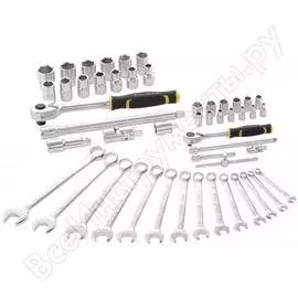 Набор торцевых головок комбинированных ключей Stanley