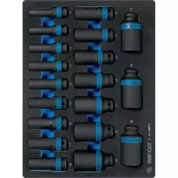 Набор торцевых головок KING TONY 9-4419MPV