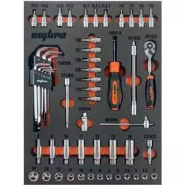 Набор торцевых головок Ombra OMT54STE 56136