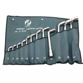 Набор торцевых коленчатых двусторонних ключей CNIC 35154