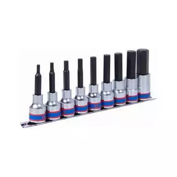 Набор торцевых насадок KING TONY 4120PR10