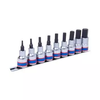 Набор торцевых насадок KING TONY 4110PR10